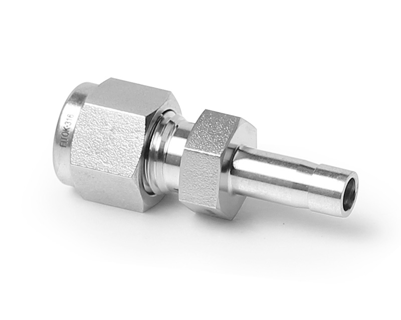 316 SS, FITOK 6 Series Tube Fitting, Reducer, 1/2" O.D. × 1/4" tube